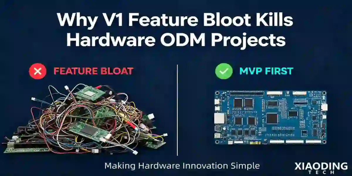 Why Feature Bloat Kills Hardware V1 Projects: The MVP Strategy for Success